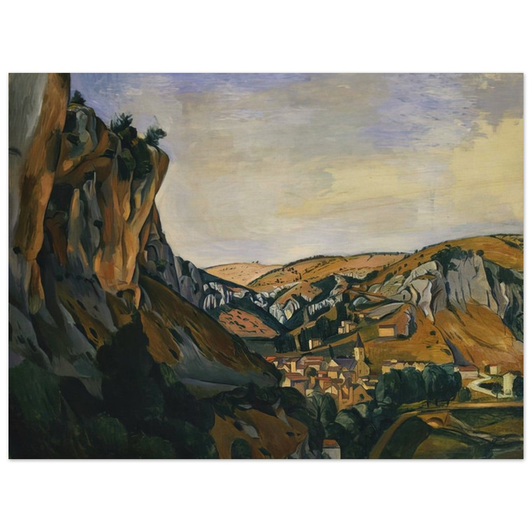 Andre Derain  VALLEY OF THE LOT AT VERS 1912 Wood Print