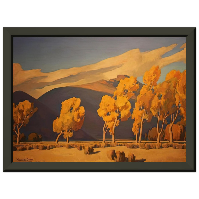 Maynard Dixon  NOVEMBER IN NEVADA 1935 Premium Metal Framed Art Print / Poster
