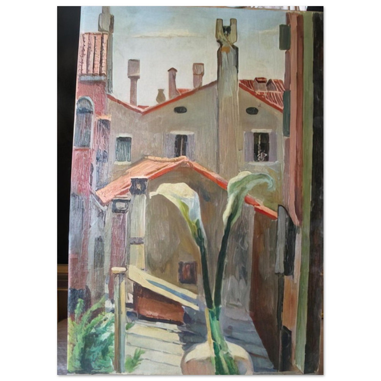 Vanessa Bell  ROOFS Fine Art Poster / Art Print