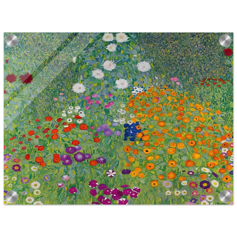 Gustav Klimt  BLUMENGARTEN 1907 Acrylic Print