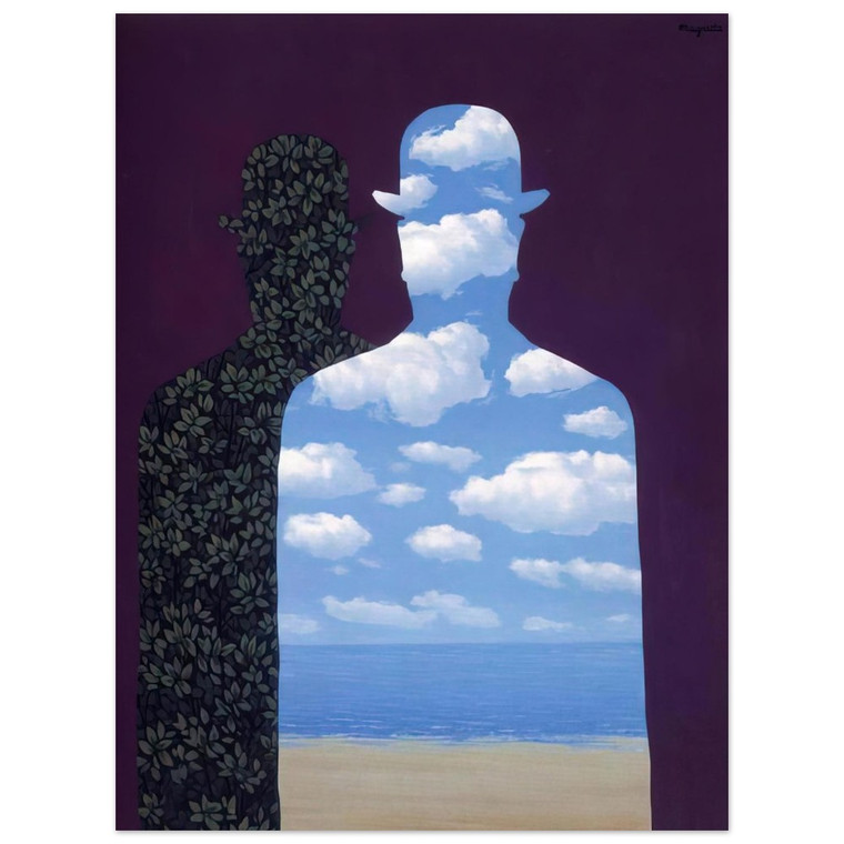 Rene Magritte  HIGH SOCIETY 1962 Aluminum Print
