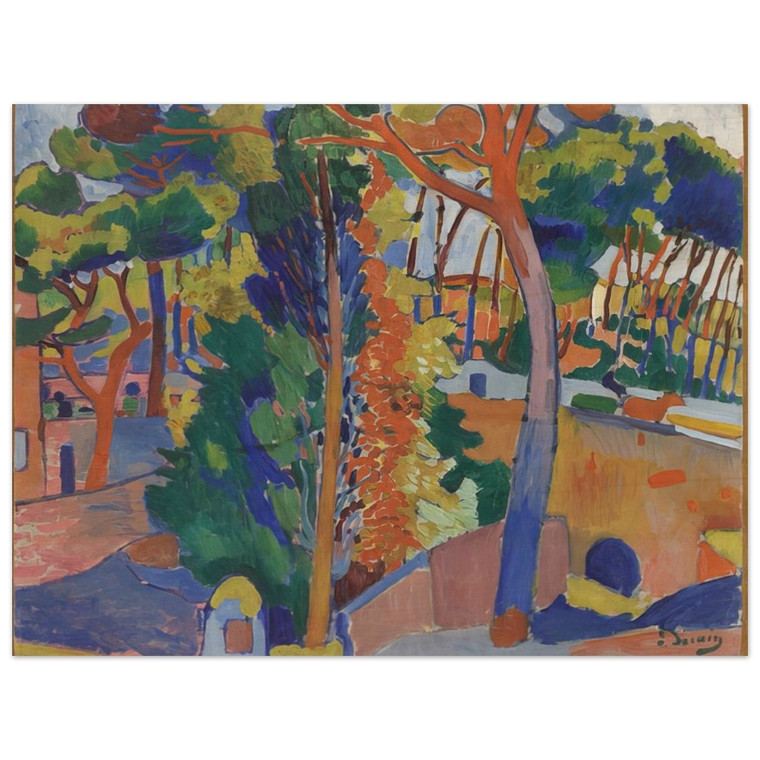 Andre Derain  BRIDGE OVER THE RIOU 1906 Wood Print
