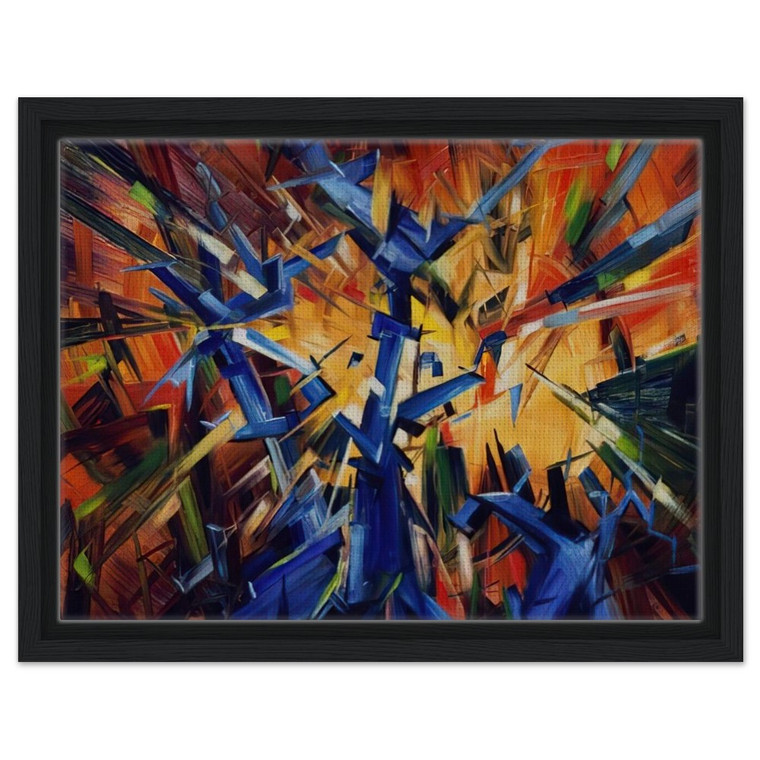 Konrad Zuse  Untitled  1966 N7 Framed Canvas