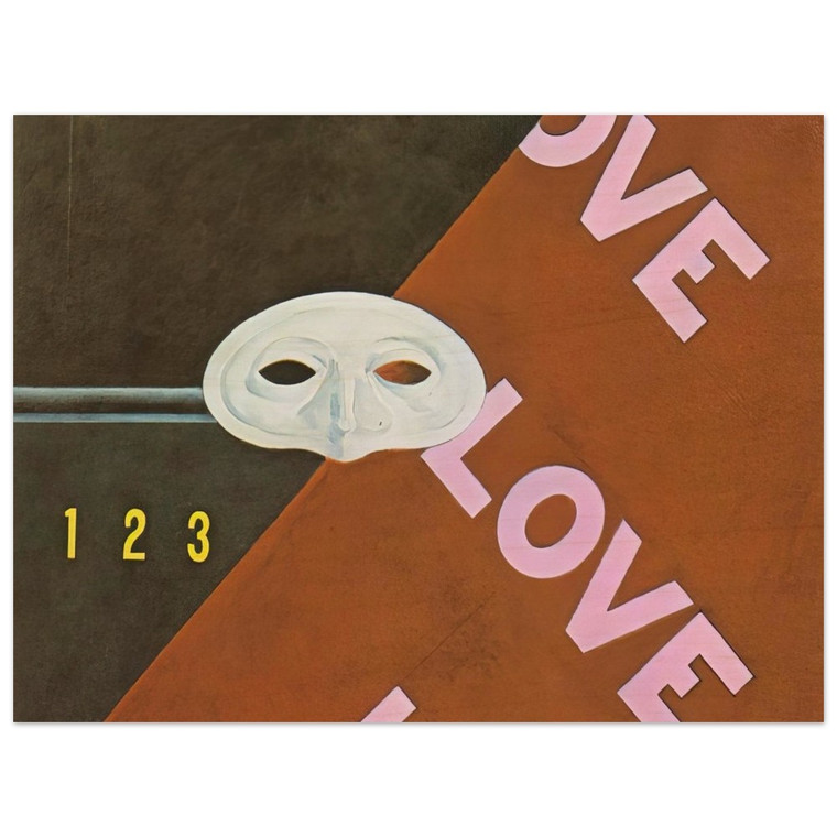 Charles Demuth  Love Love Love Gertrude Stein  1928 Wood Print