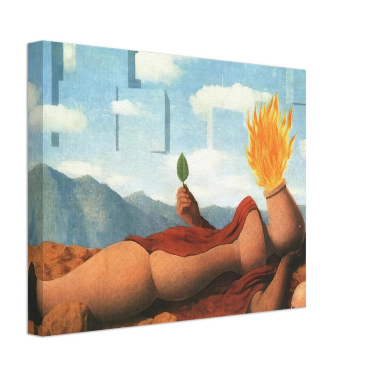 Rene Magritte  ELEMENTARY COSMOGONY 1949 Canvas