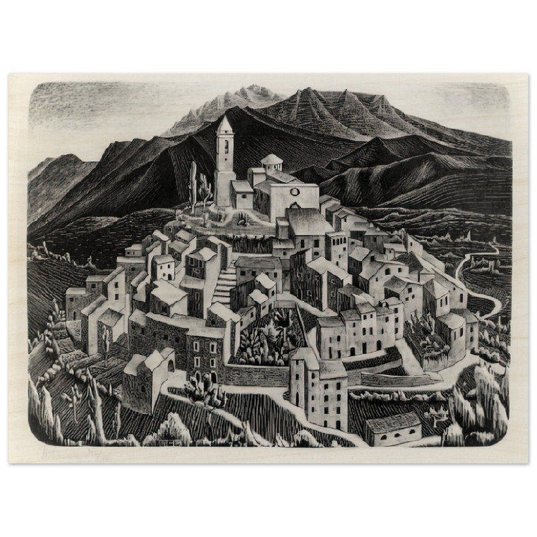 MC Escher  ESCHER 11 Wood Print