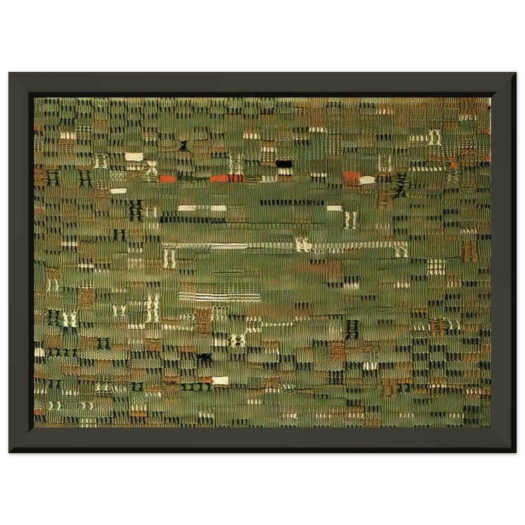 Anni Albers  PASTURE 1958 Premium Metal Framed Art Print / Poster