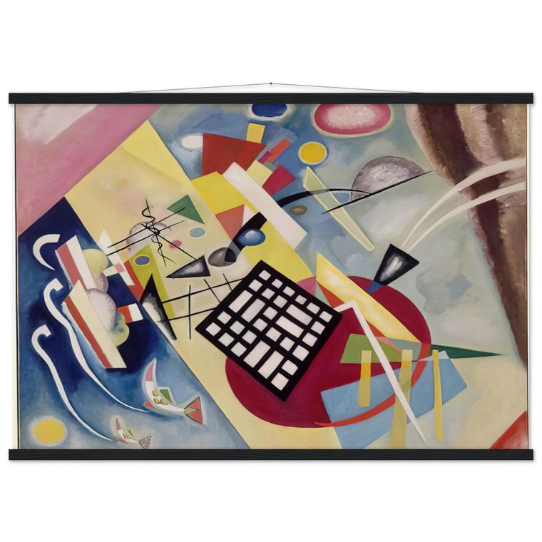 Kandinsky BLACK FRAME 1922 Museum-Quality Matte Paper Poster with Hanger