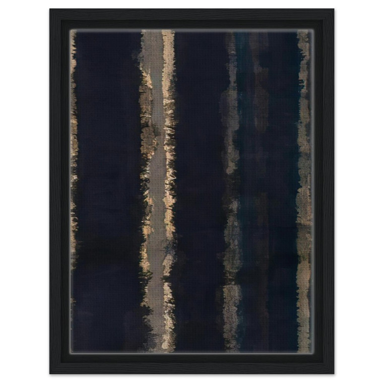 Yun Hyongkeun  Burnt Umber and Ultramarine  1978 Framed Canvas