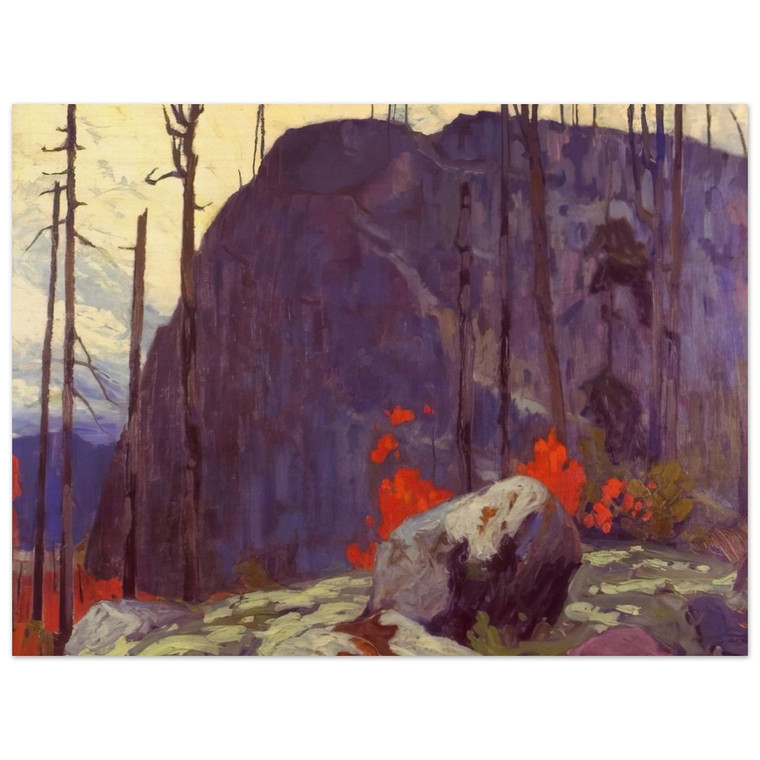Lawren Harris  Algoma Hill  1920 Wood Print