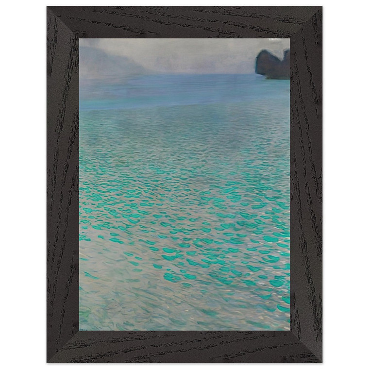 Gustav Klimt  ATTERSEE 1900 Premium Wooden Framed Art Print / Poster