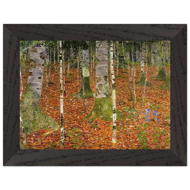 Gustav Klimt FARMHOUSE WITH BIRCH TREES 1903 Wood Framed Print