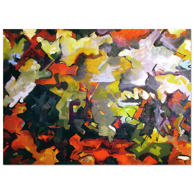 Audrey Flack  ABSTRACT LANDSCAPE 1950 Fine Art Poster / Art Print