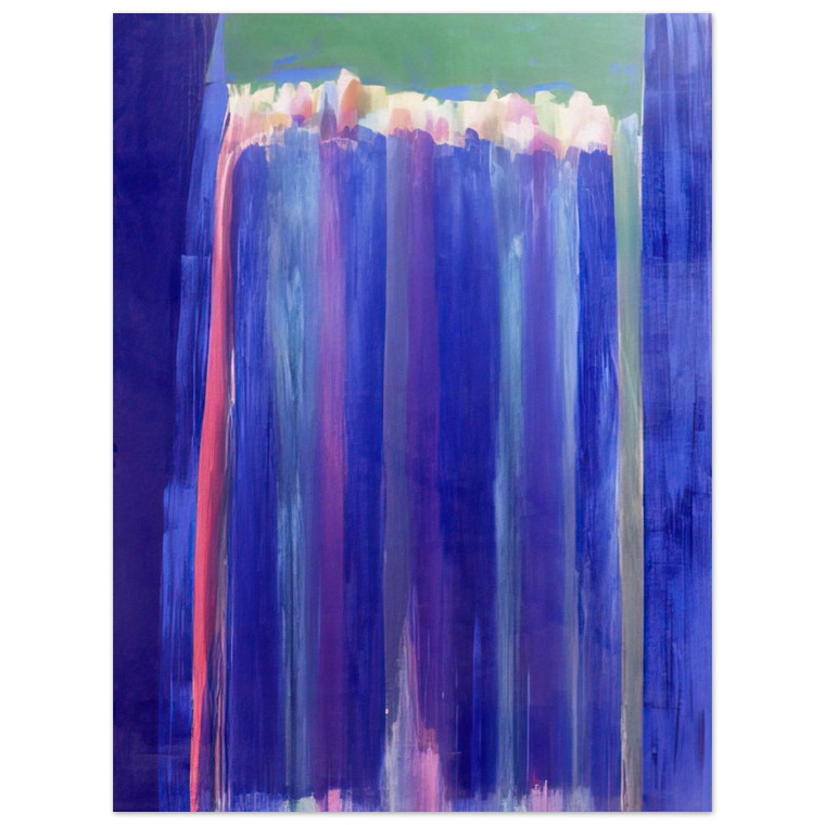 Ronnie Landfield  Marine Mystery  1972 Aluminum Print