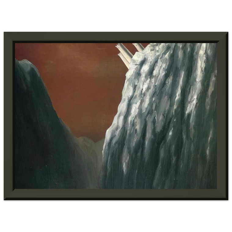 Rene Magritte  NOTDETECTED211402 Premium Metal Framed Art Print / Poster