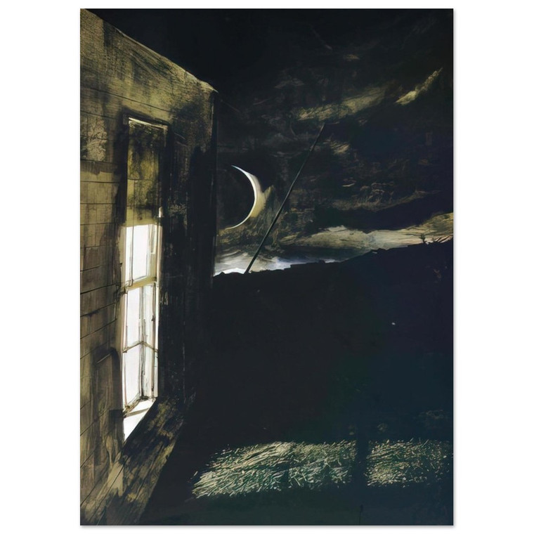 Andrew Wyeth  CRESCENT MOON Fine Art Poster / Art Print