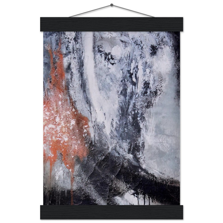 Yoshihara Tachisme N3 Museum-Quality Matte Paper Poster with Hanger