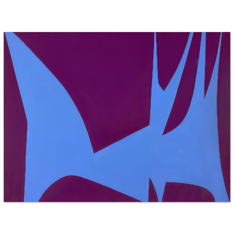 Lorser Feitelson  Magical Space Forms  1951 Aluminum Print