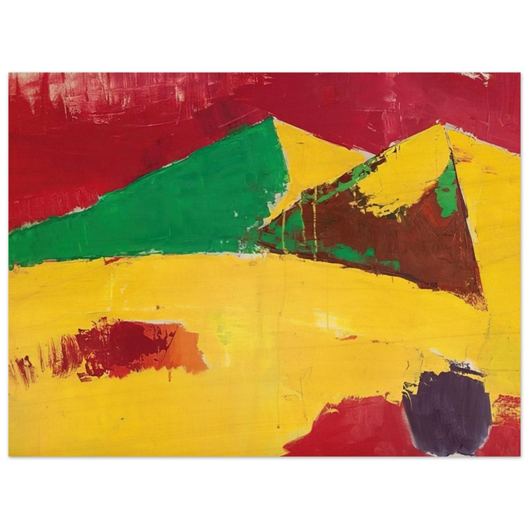 Nicolas de Stael  Sicile Agrigente  1953 Wood Print