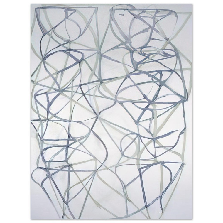 Brice Marden  Couplet III  1989 Aluminum Print