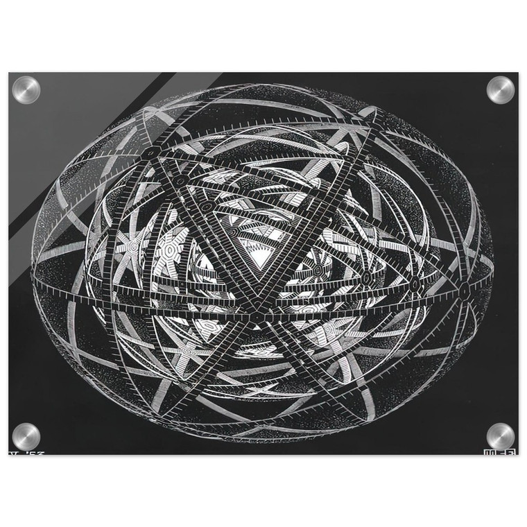 MC Escher  CONCENTRIC RINDS Acrylic Print