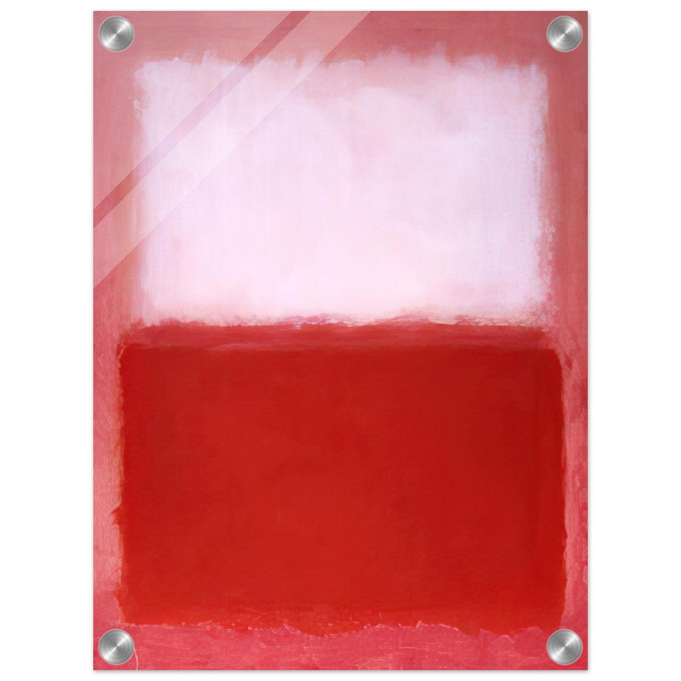 Mark Rothko  White Over Red  1957 Acrylic Print