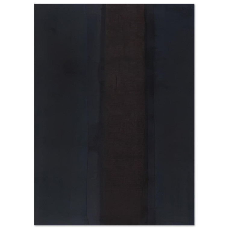 Yun Hyongkeun  Umber Blue  1987 Fine Art Poster / Art Print