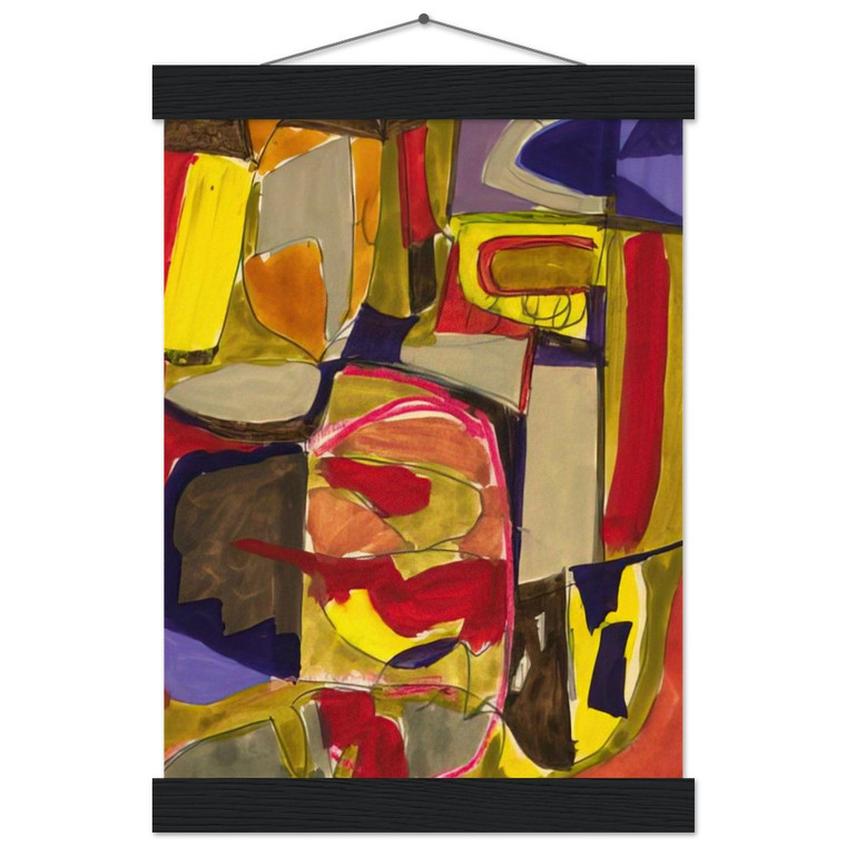 Will Barnet Untitled c1957 US Museum-Quality Matte Paper Poster with Hanger