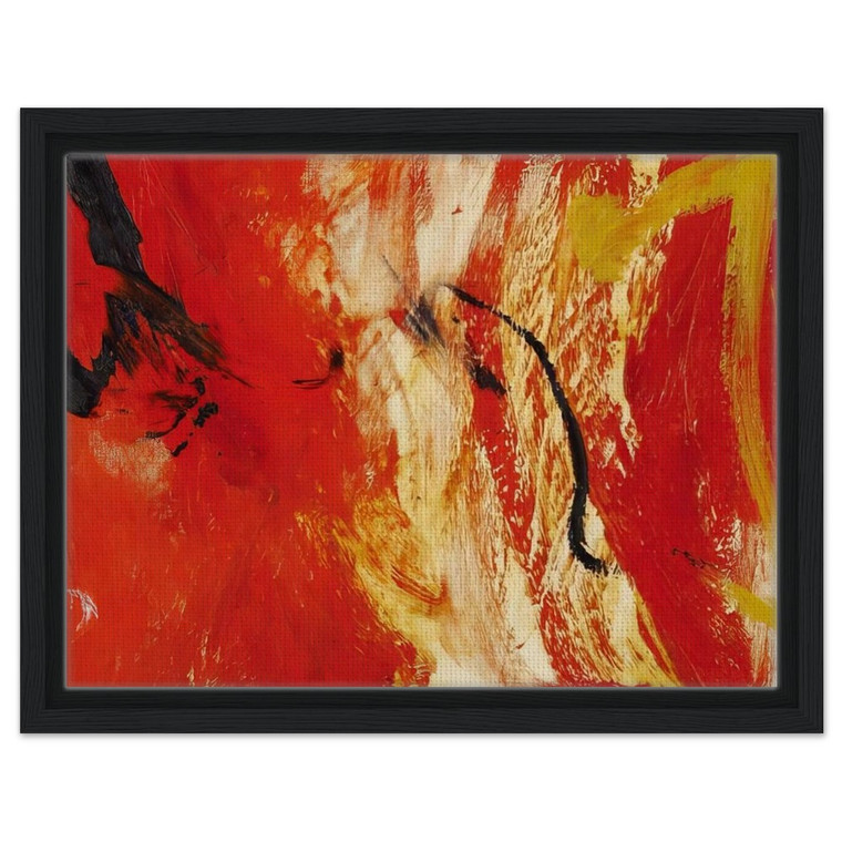 Jiro Yoshihara  Untitled  1960 N10 Framed Canvas