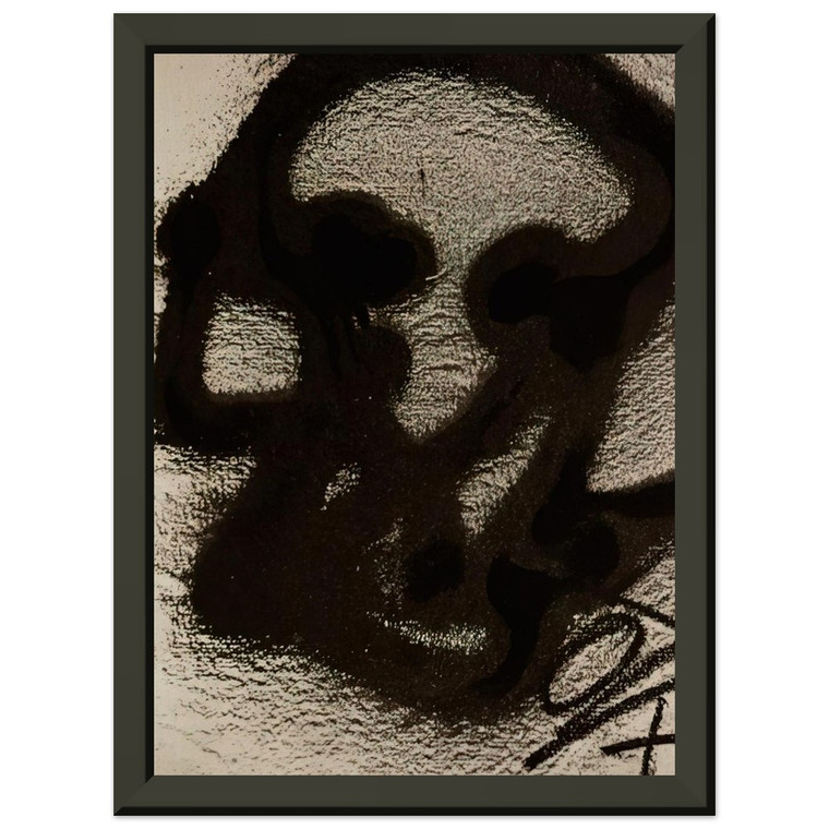 Antoni Tapies  EQUATION III 1987 Premium Metal Framed Art Print / Poster