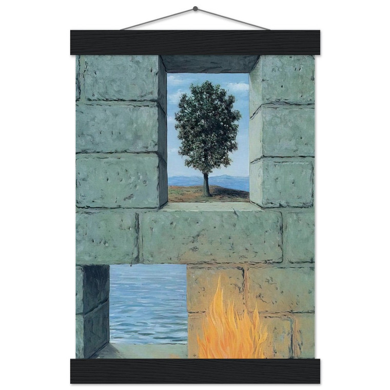 Rene Magritte MENTAL COMPLACENCY 1950 Matte Paper Poster with Hanger
