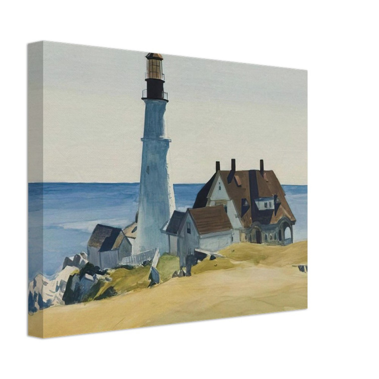 Edward Hopper: Portland Head Lighthouse and Buildings, Cape Elizabeth, Maine