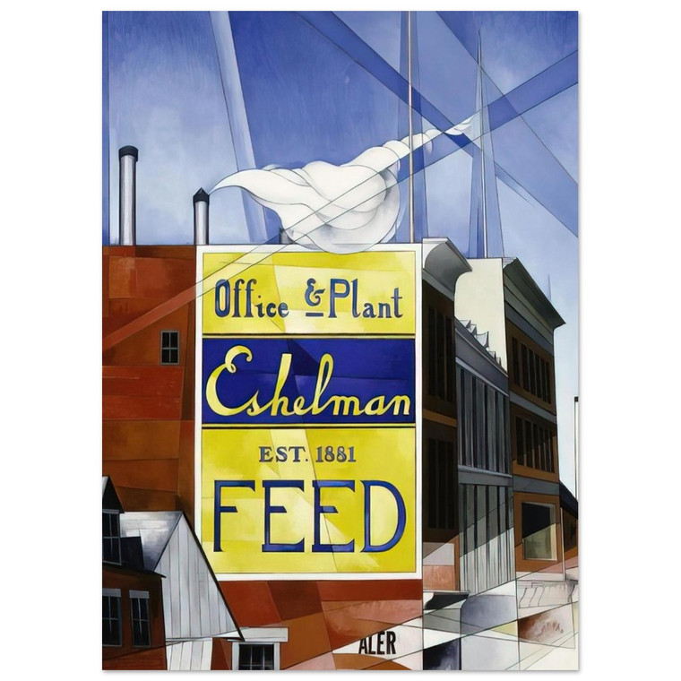 Charles Demuth  Buildings Lancaster  1930 Fine Art Poster / Art Print