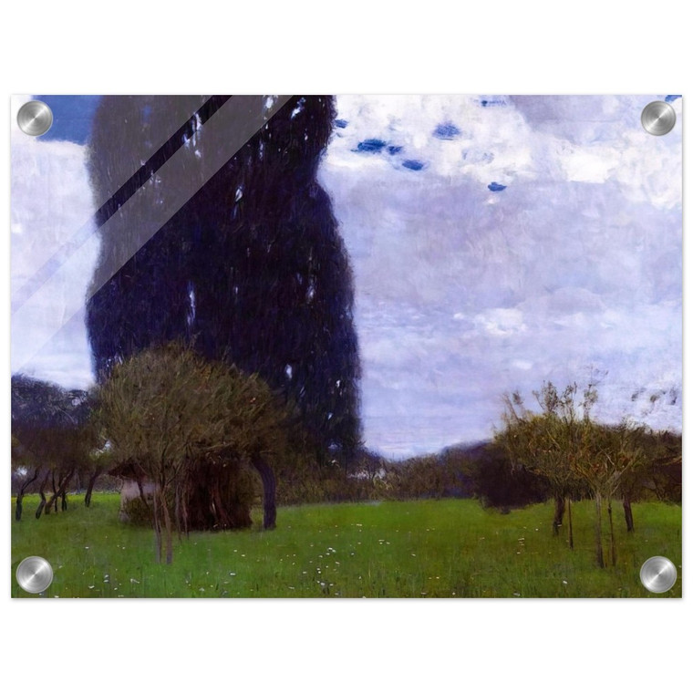 Gustav Klimt  THE TALL POPLAR TREES II Acrylic Print