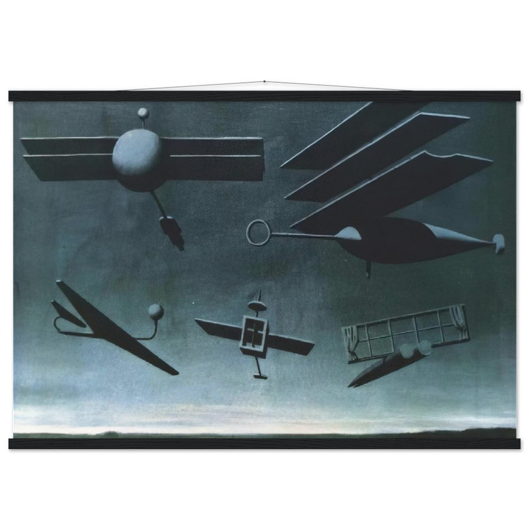 Rene Magritte  BLACK FLAG 1937 Museum-Quality Matte Paper Poster with Hanger