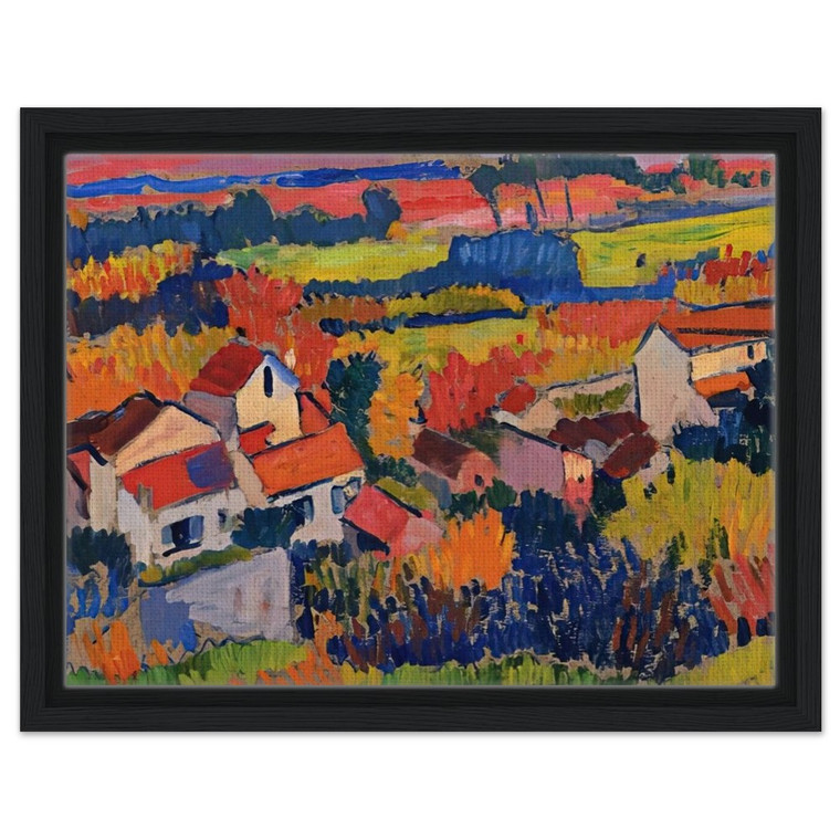 Andre Derain  LANDSCAPE NEAR CHATOU 1904 1 Framed Canvas