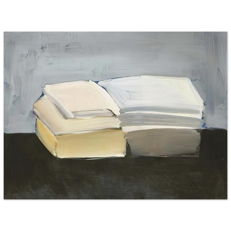 Nicolas de Stael  Livres  Lyrical Abstraction Aluminum Print