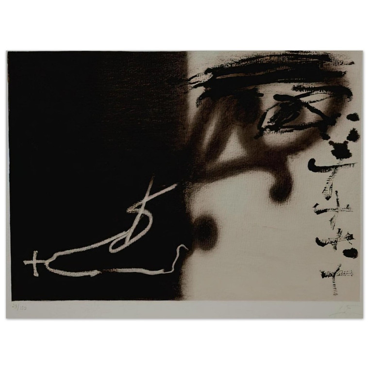 Antoni Tapies  DIVIS 1983 Aluminum Print