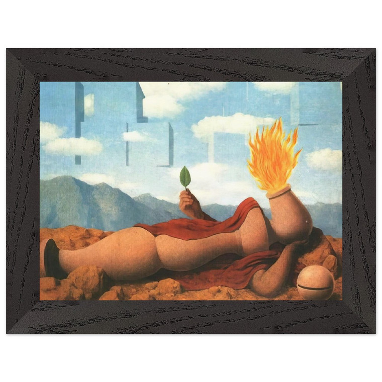 Rene Magritte ELEMENTARY COSMOGONY 1949 Wood Framed Art Print
