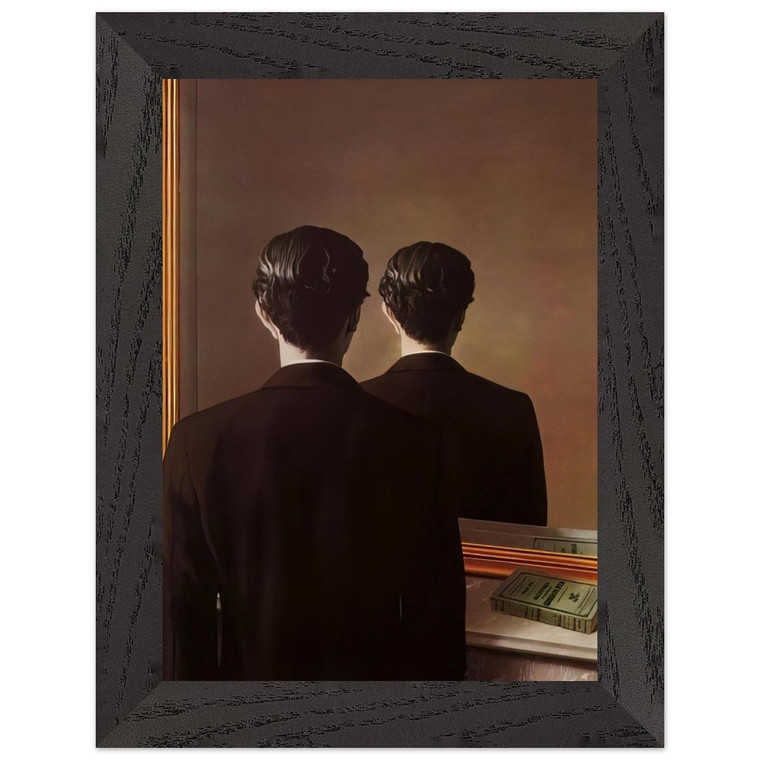 Rene Magritte NOT TO BE REPRODUCED 1937 Wood Framed Art Print