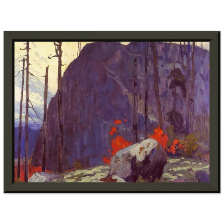 Lawren Harris  Algoma Hill  1920 Premium Metal Framed Art Print / Poster