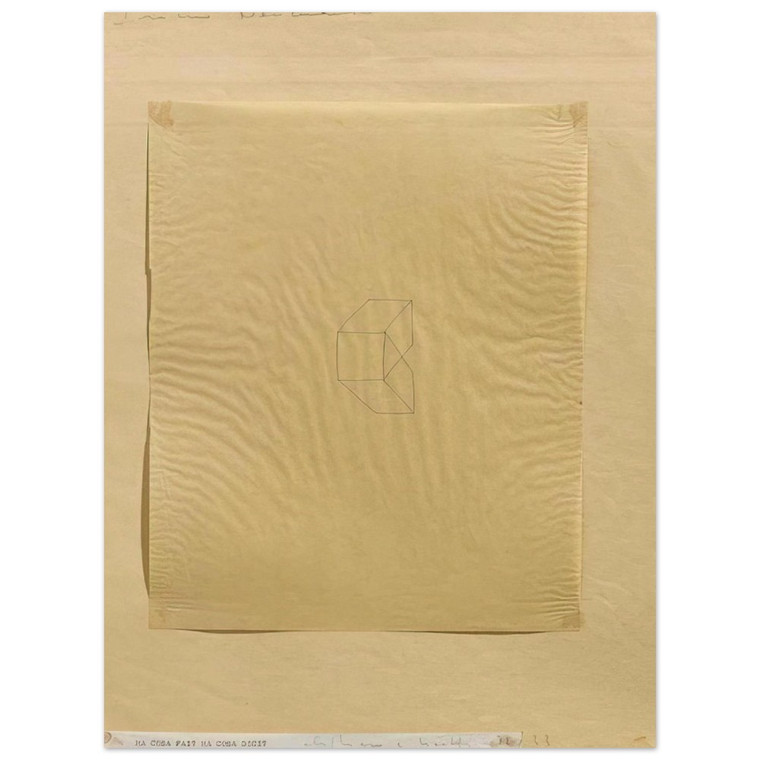 Alighiero Boetti  MA COSA FAI MA COSA DICI 1972 Aluminum Print