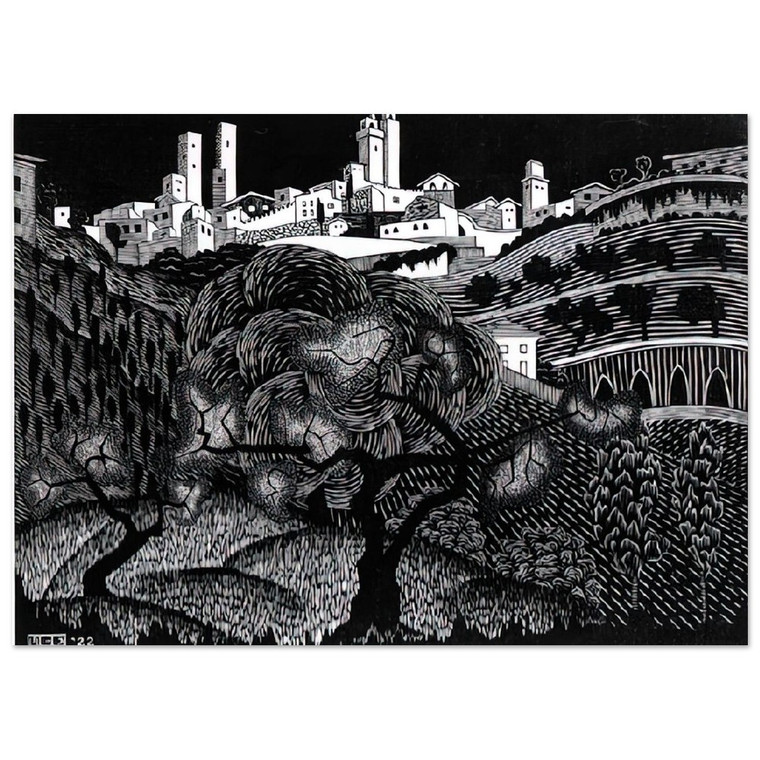 MC Escher  ESCHER 10 Fine Art Poster / Art Print