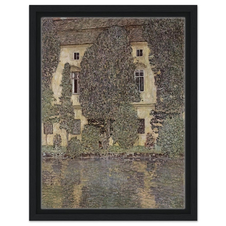 Gustav Klimt  THE SCHLOSS KAMMER ON THE ATTERSEE III 1910 Framed Canvas