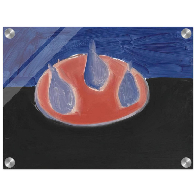 Nicolas de Stael  Poires sur une assiette rose  1954 Acrylic Print