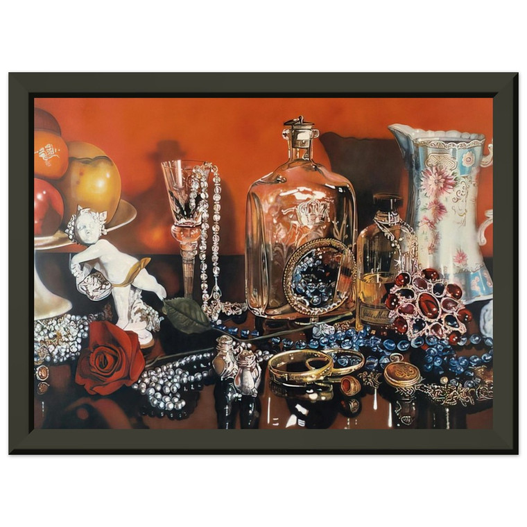 Audrey Flack  JOLIE MADAME 1973 Premium Metal Framed Art Print / Poster