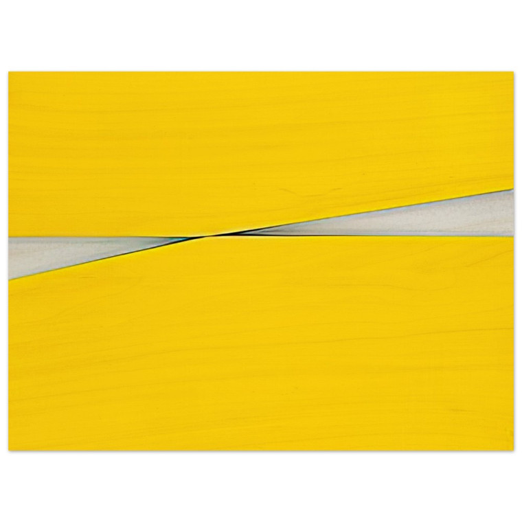 Carmen Herrera  Amarillo  1971 Wood Print