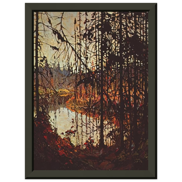 Tom Thomson  NORTHERN RIVER 1915 Premium Metal Framed Art Print / Poster
