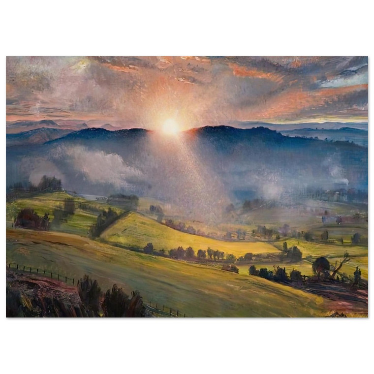 Laura Knight  SUNDOWN 1947 Fine Art Poster / Art Print