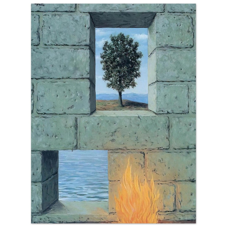 Rene Magritte  MENTAL COMPLACENCY 1950 Aluminum Print